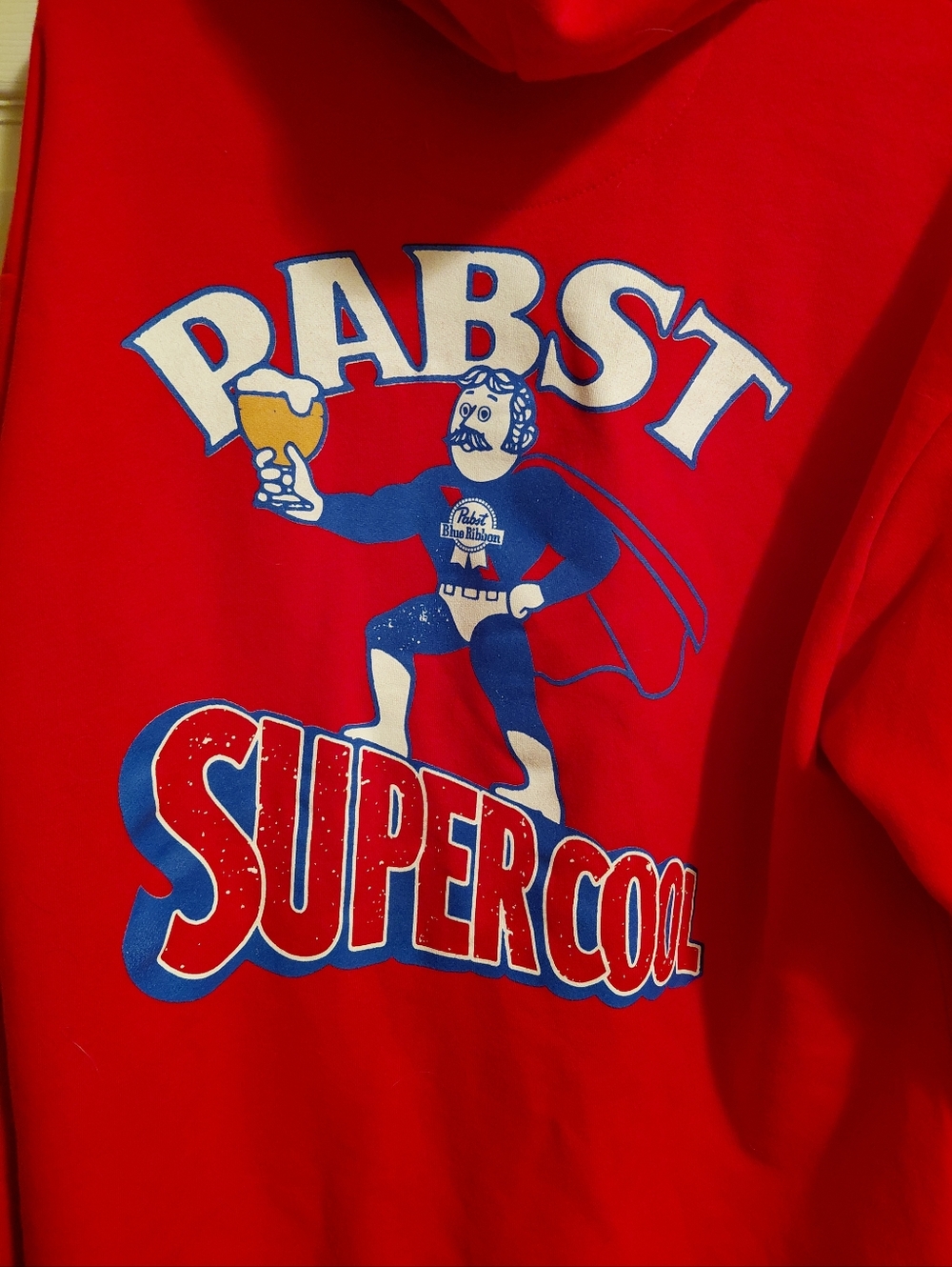 Offical PABST BLUE RIBBON BEER HOODIE XL